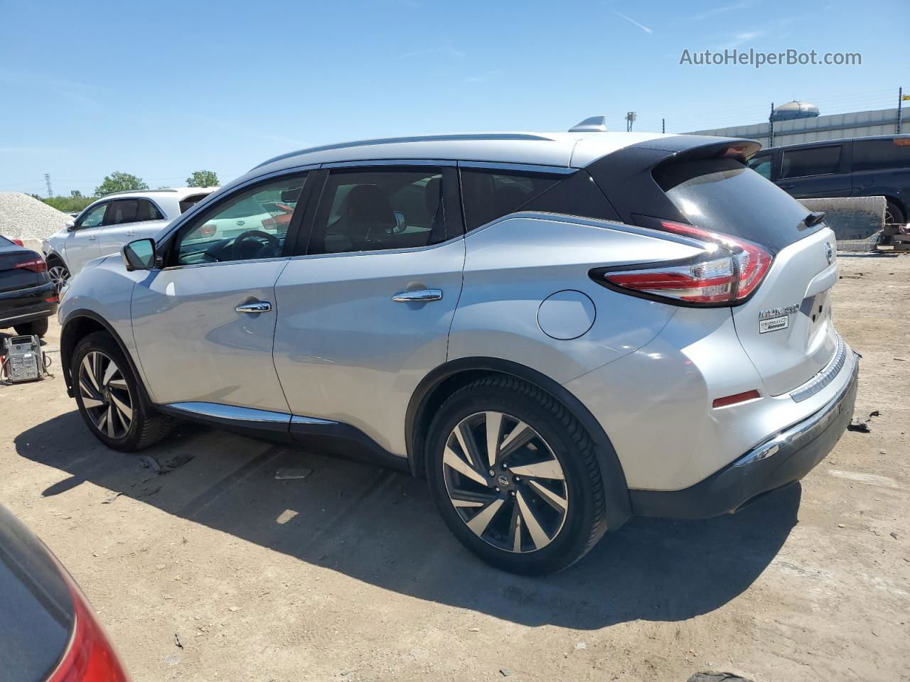 2018 Nissan Murano S Серебряный vin: 5N1AZ2MH8JN151495