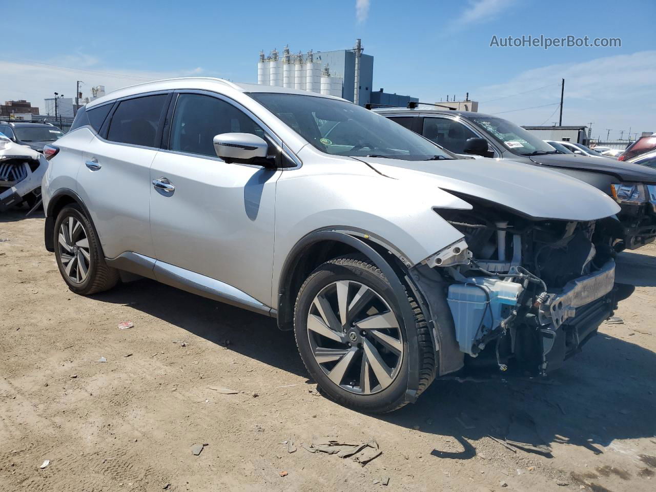 2018 Nissan Murano S Серебряный vin: 5N1AZ2MH8JN151495