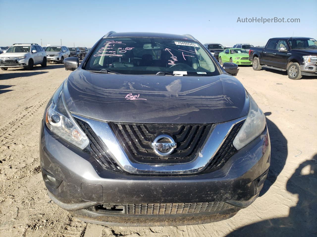 2018 Nissan Murano S Gray vin: 5N1AZ2MH8JN171780