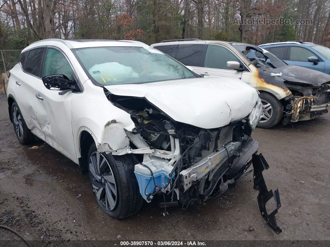 2018 Nissan Murano Platinum White vin: 5N1AZ2MH8JN175103