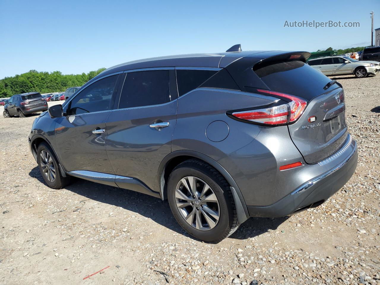 2018 Nissan Murano S Gray vin: 5N1AZ2MH8JN177241