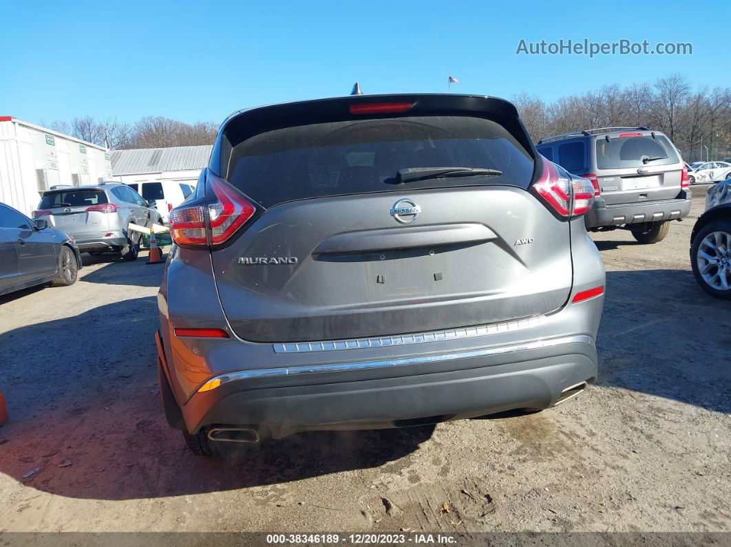 2018 Nissan Murano S Gray vin: 5N1AZ2MH8JN180737