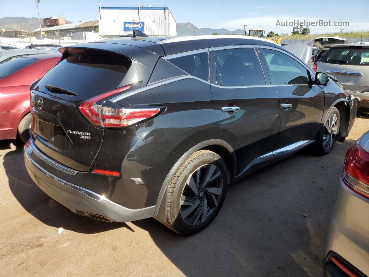 2018 Nissan Murano S Black vin: 5N1AZ2MH8JN185131