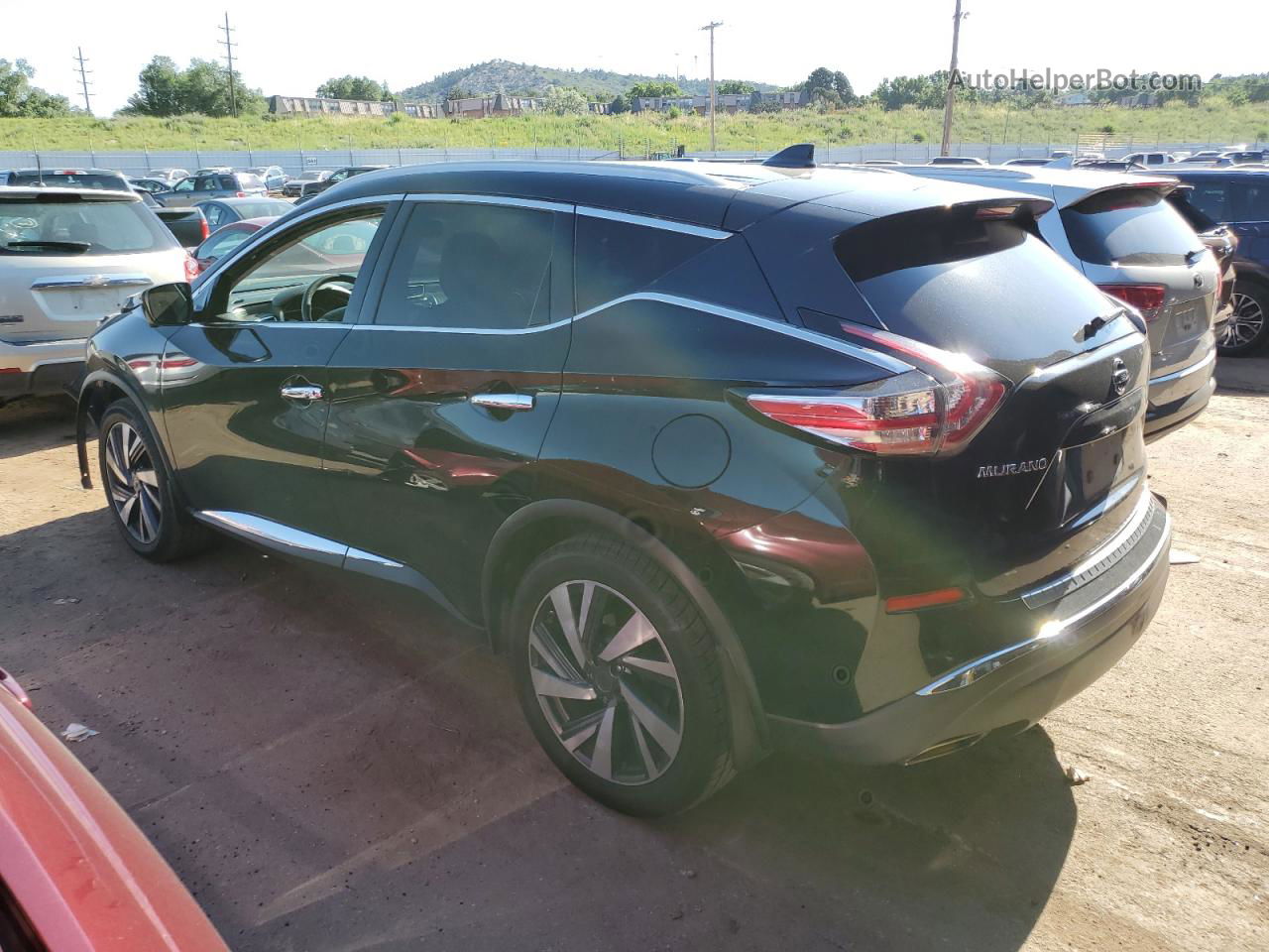 2018 Nissan Murano S Black vin: 5N1AZ2MH8JN185131