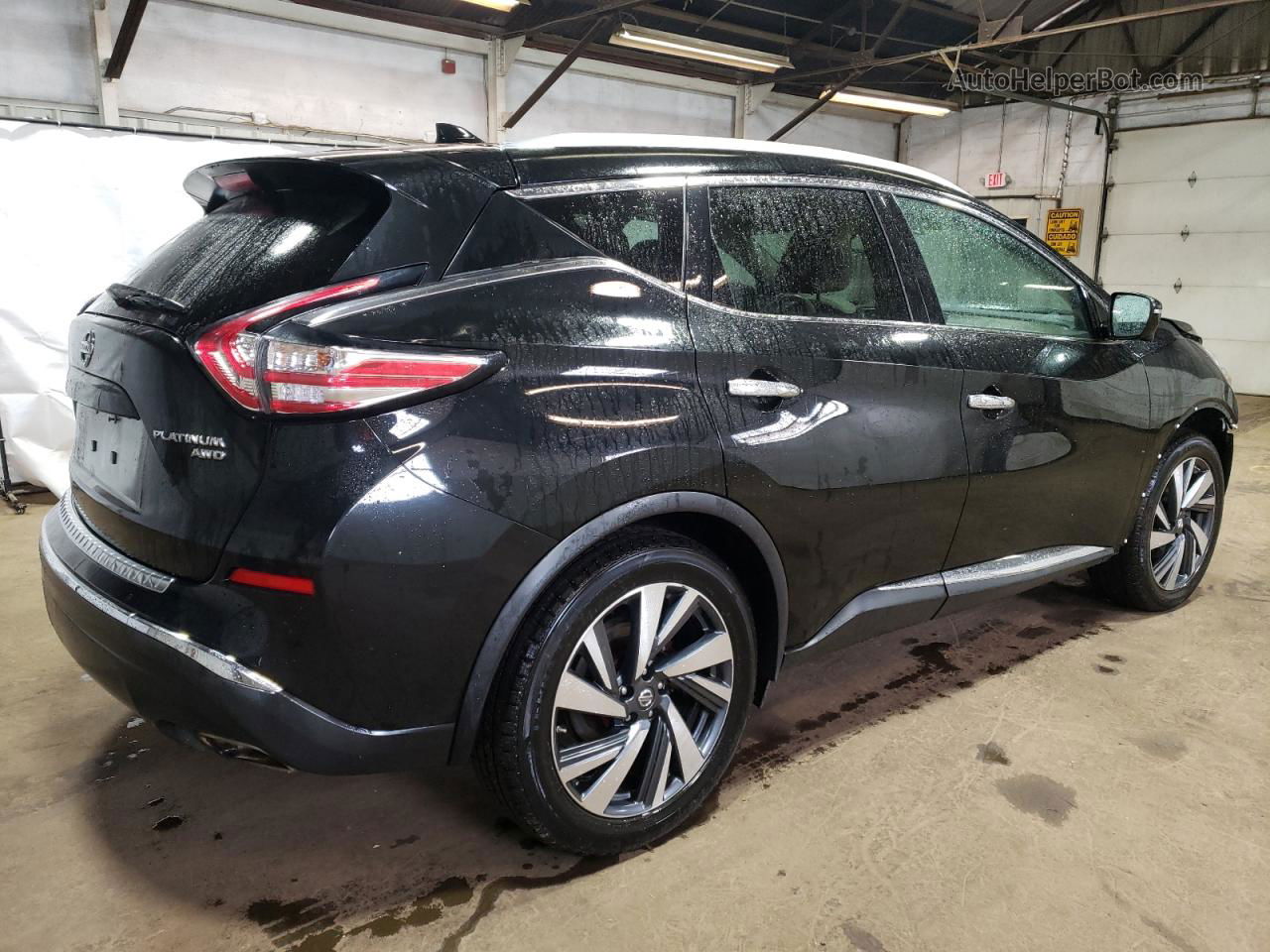 2018 Nissan Murano S Черный vin: 5N1AZ2MH8JN191219