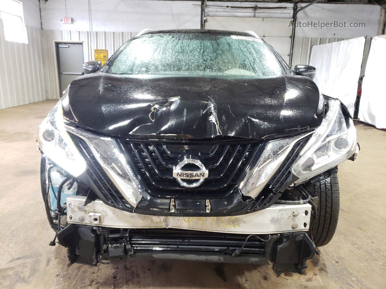 2018 Nissan Murano S Black vin: 5N1AZ2MH8JN191219