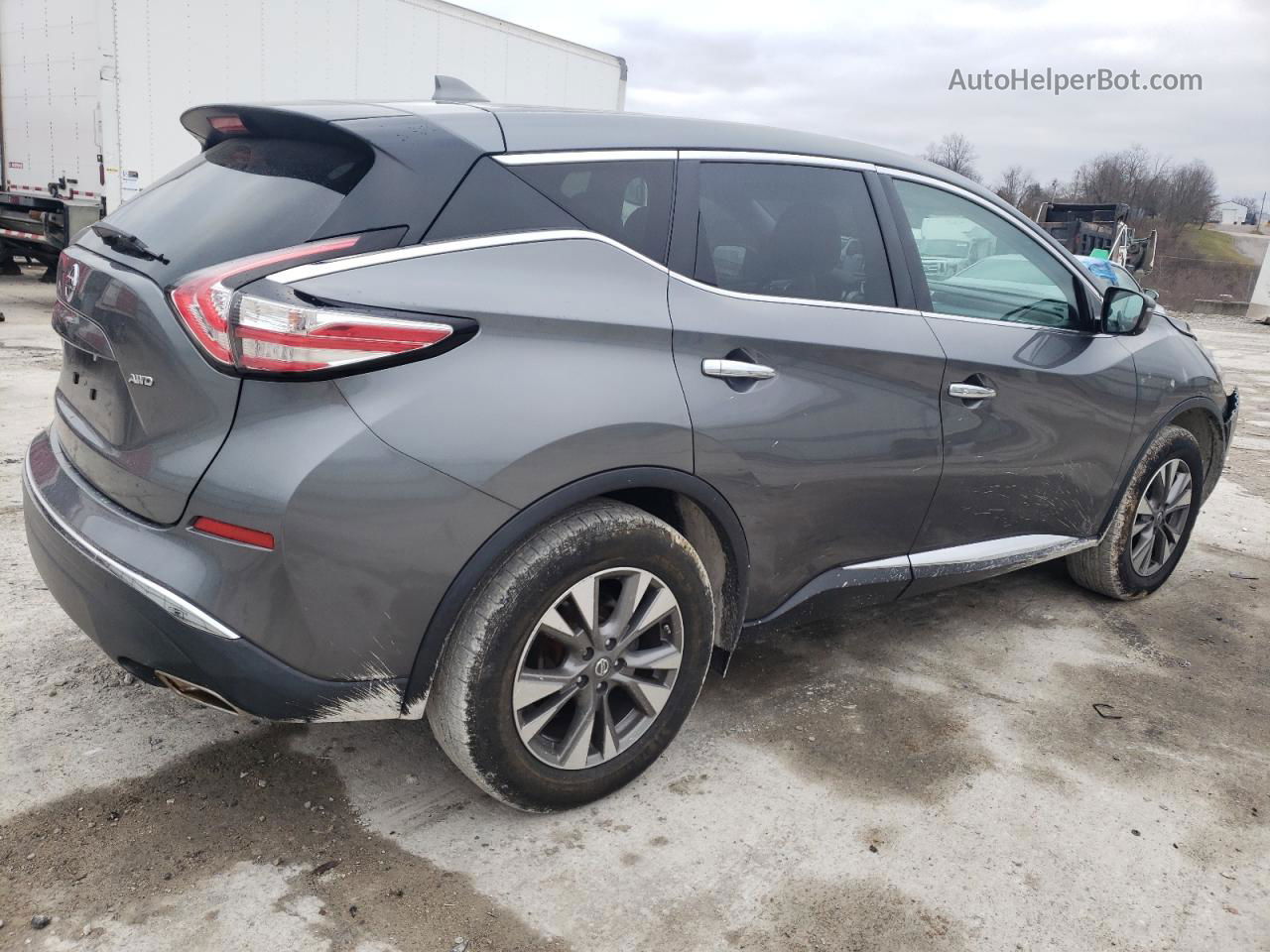 2018 Nissan Murano S Gray vin: 5N1AZ2MH8JN191642