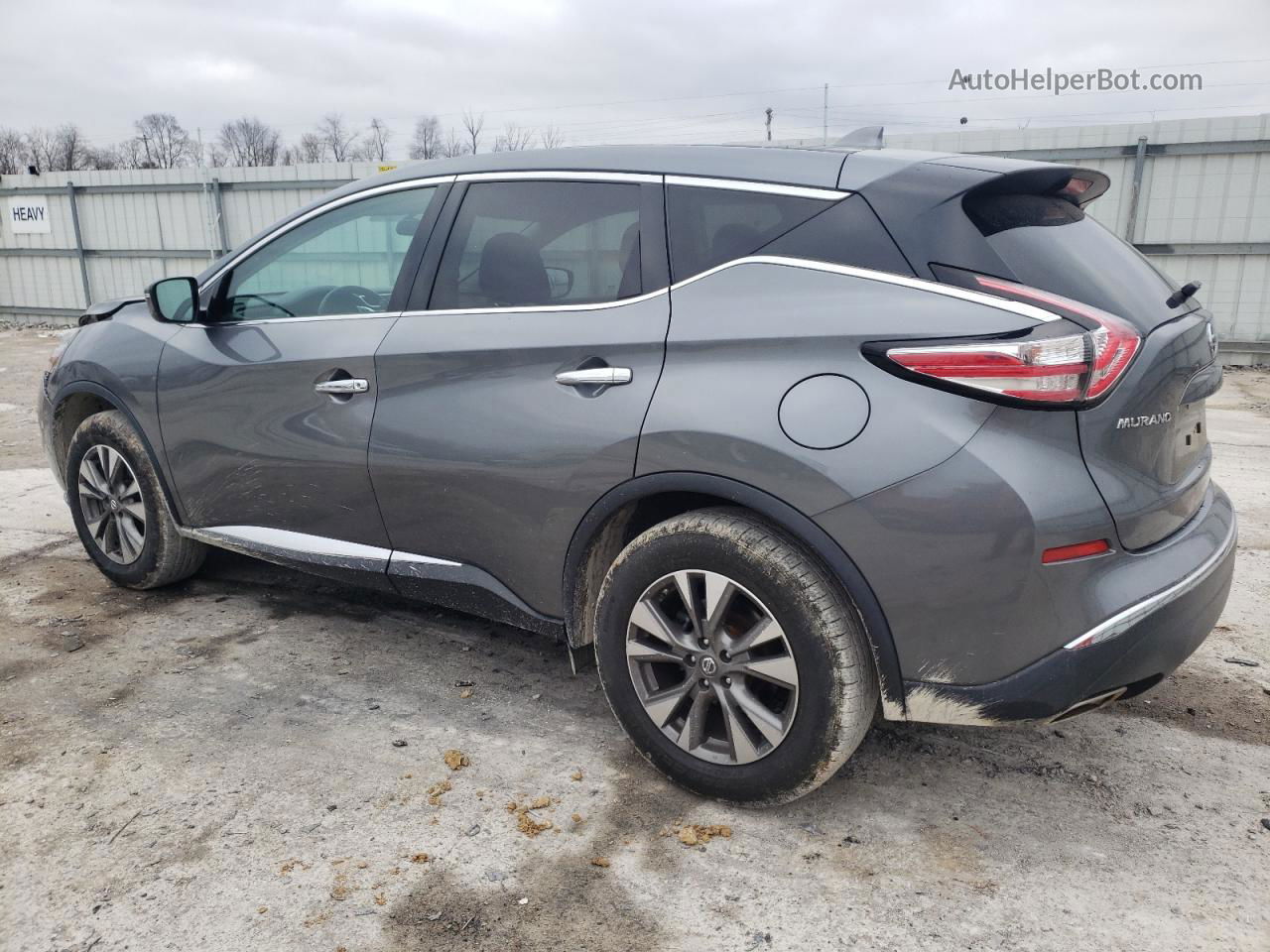 2018 Nissan Murano S Gray vin: 5N1AZ2MH8JN191642