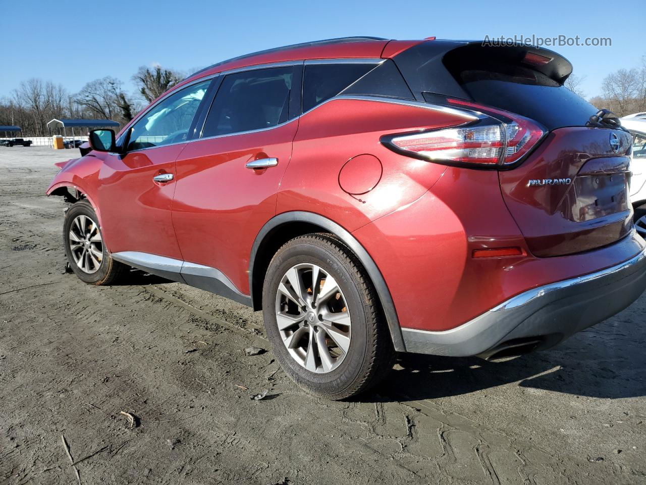 2017 Nissan Murano S Burgundy vin: 5N1AZ2MH9HN104762