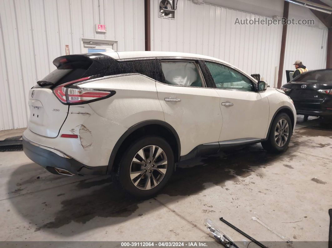 2017 Nissan Murano S Белый vin: 5N1AZ2MH9HN116622