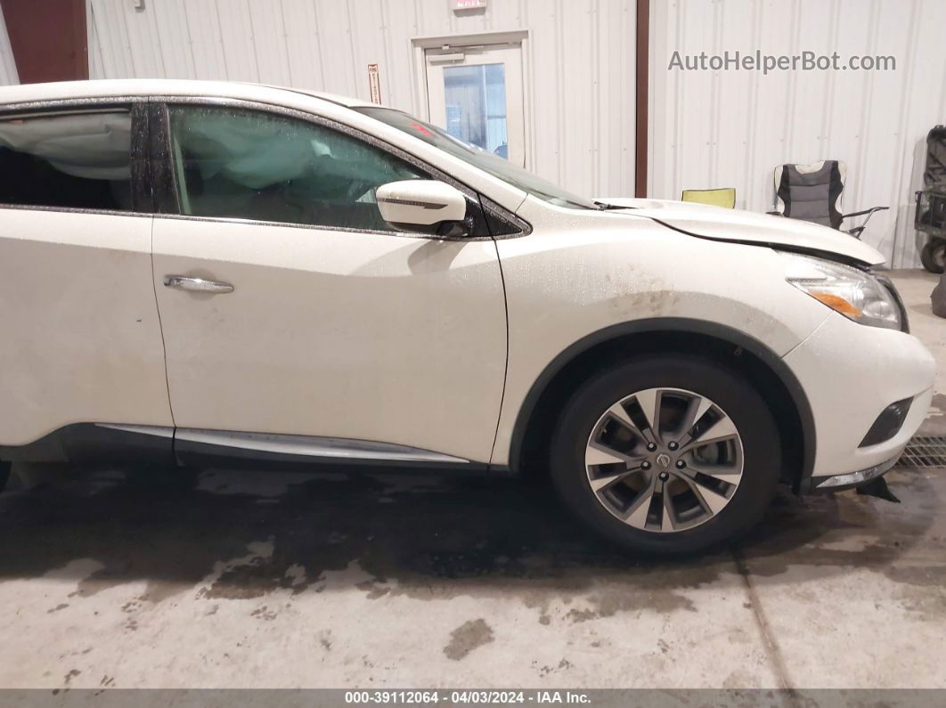 2017 Nissan Murano S White vin: 5N1AZ2MH9HN116622