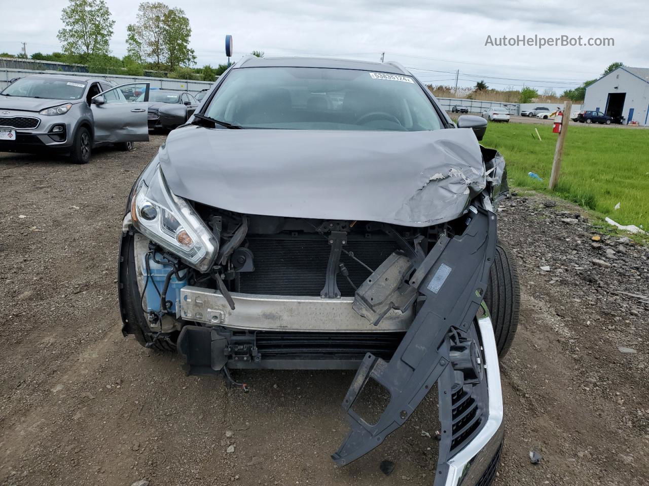 2017 Nissan Murano S Gray vin: 5N1AZ2MH9HN118449