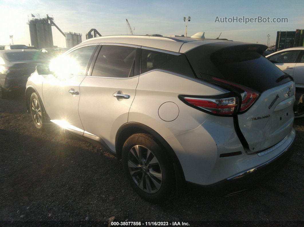 2017 Nissan Murano Sl White vin: 5N1AZ2MH9HN166758