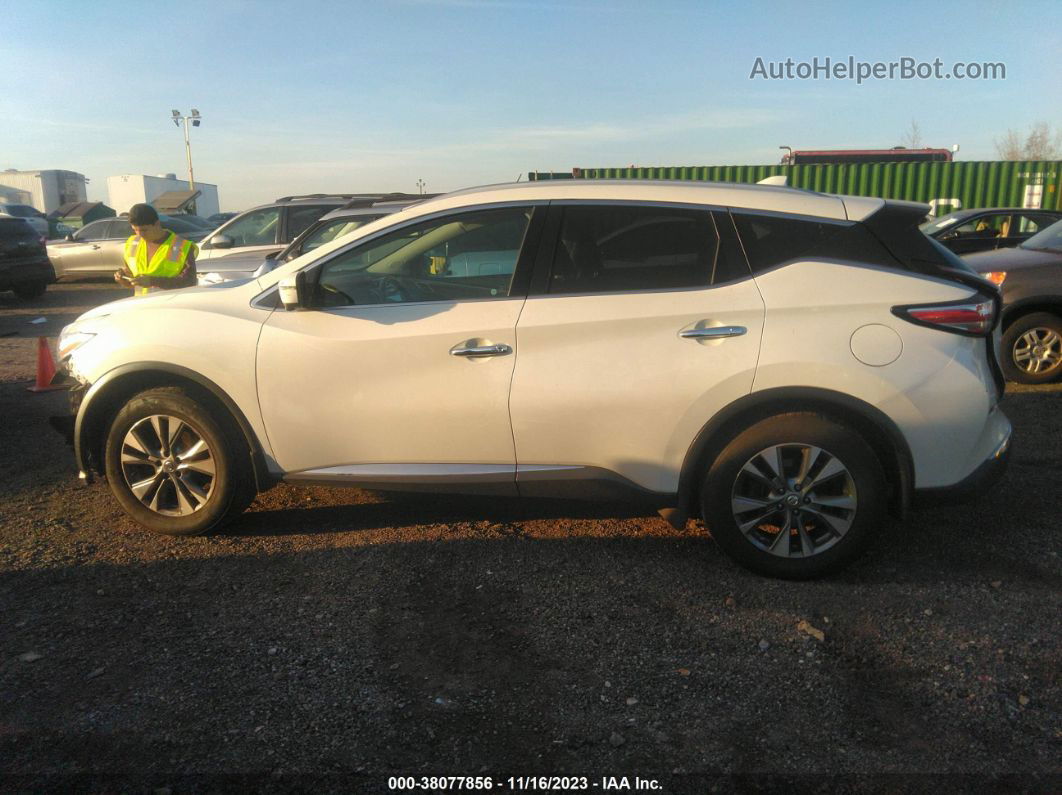 2017 Nissan Murano Sl White vin: 5N1AZ2MH9HN166758