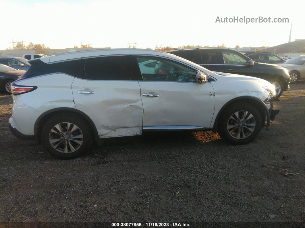 2017 Nissan Murano Sl White vin: 5N1AZ2MH9HN166758