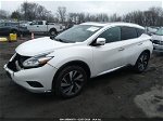 2017 Nissan Murano Platinum White vin: 5N1AZ2MH9HN175587