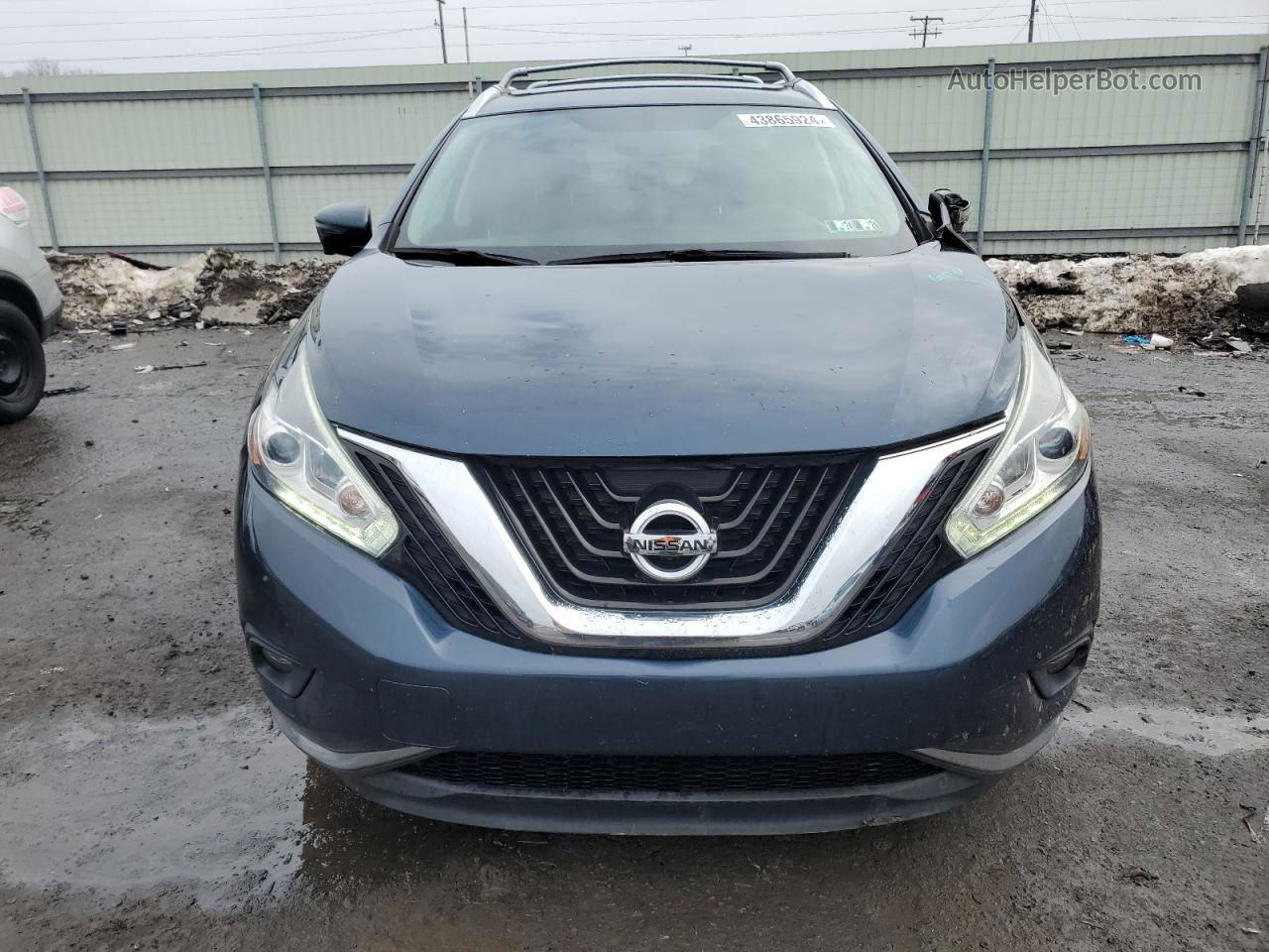 2017 Nissan Murano S Blue vin: 5N1AZ2MH9HN177078