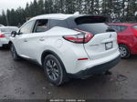 2018 Nissan Murano Sl White vin: 5N1AZ2MH9JN121504