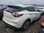 2018 Nissan Murano S White vin: 5N1AZ2MH9JN126430