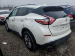 2018 Nissan Murano S White vin: 5N1AZ2MH9JN126430