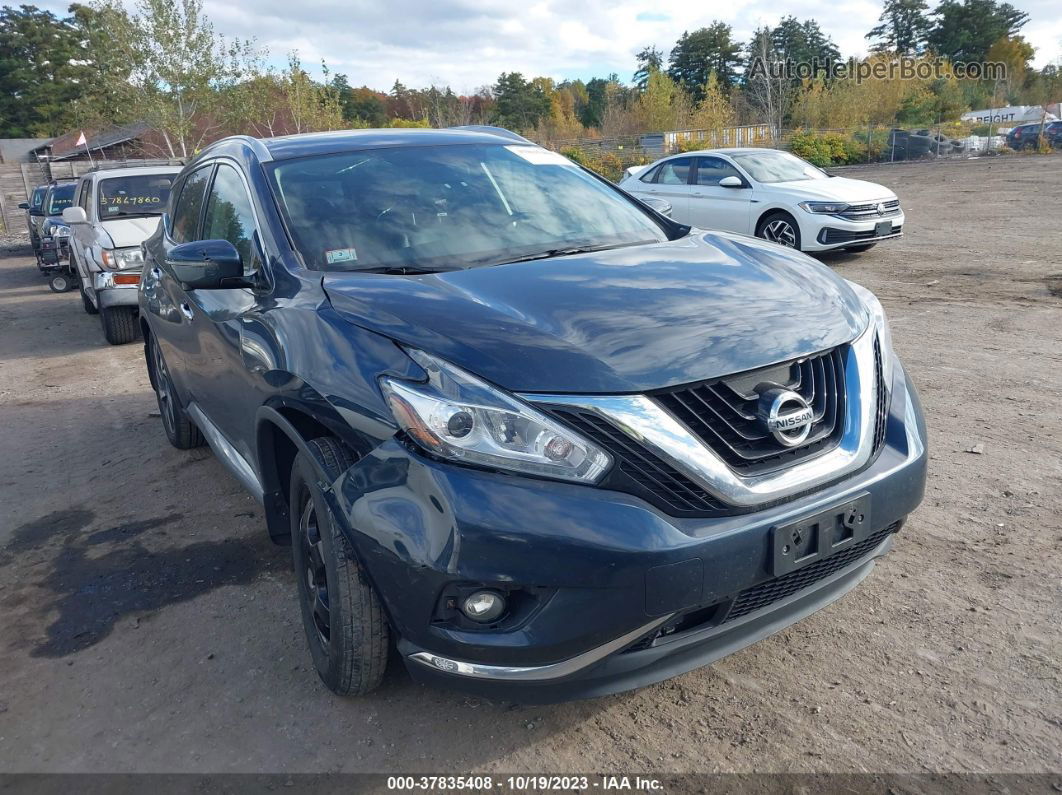 2018 Nissan Murano Platinum Blue vin: 5N1AZ2MH9JN128579