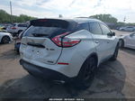 2018 Nissan Murano Sl White vin: 5N1AZ2MH9JN150825