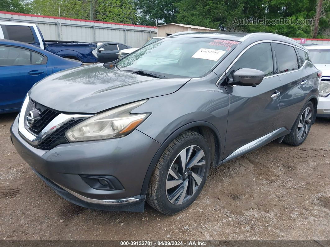 2018 Nissan Murano Platinum Gray vin: 5N1AZ2MH9JN177393