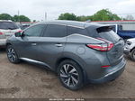 2018 Nissan Murano Platinum Gray vin: 5N1AZ2MH9JN177393