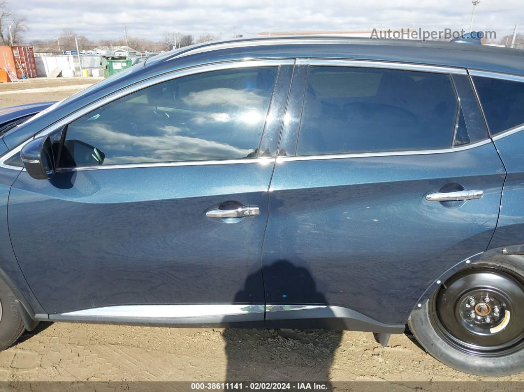 2018 Nissan Murano Sv Blue vin: 5N1AZ2MH9JN183131