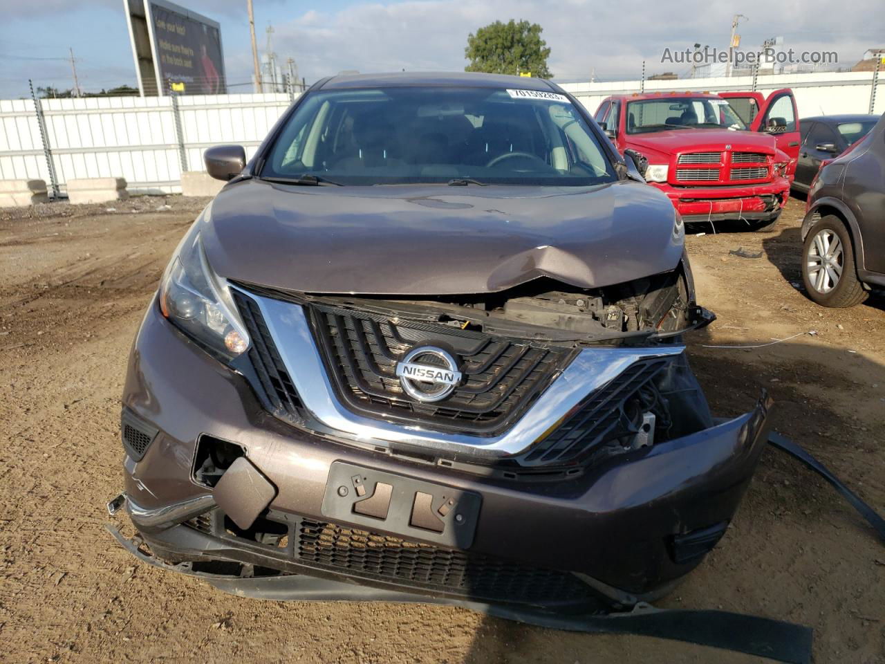 2018 Nissan Murano S Brown vin: 5N1AZ2MH9JN184313