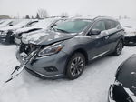 2018 Nissan Murano S Gray vin: 5N1AZ2MH9JN188877