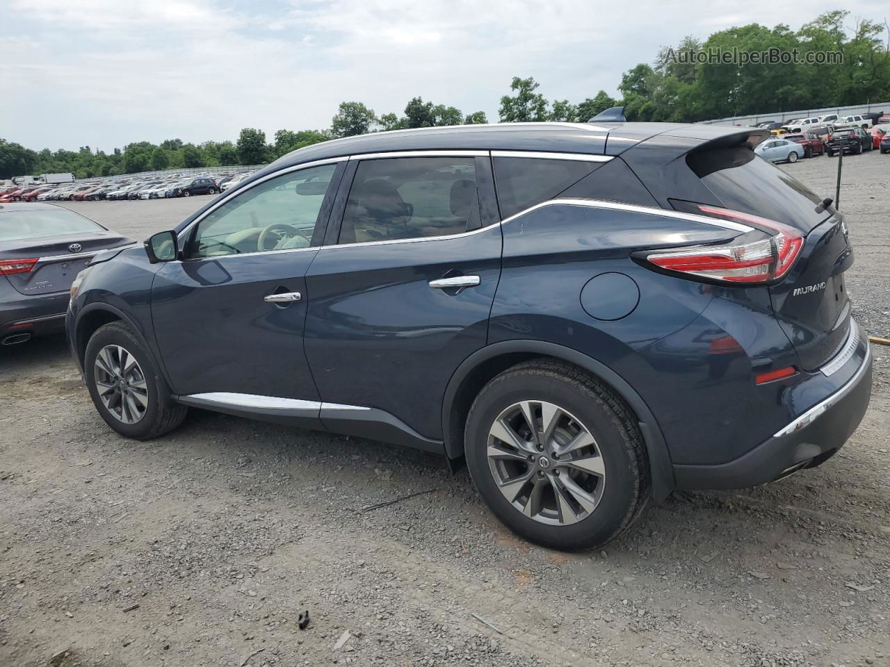 2018 Nissan Murano S Blue vin: 5N1AZ2MH9JN193027