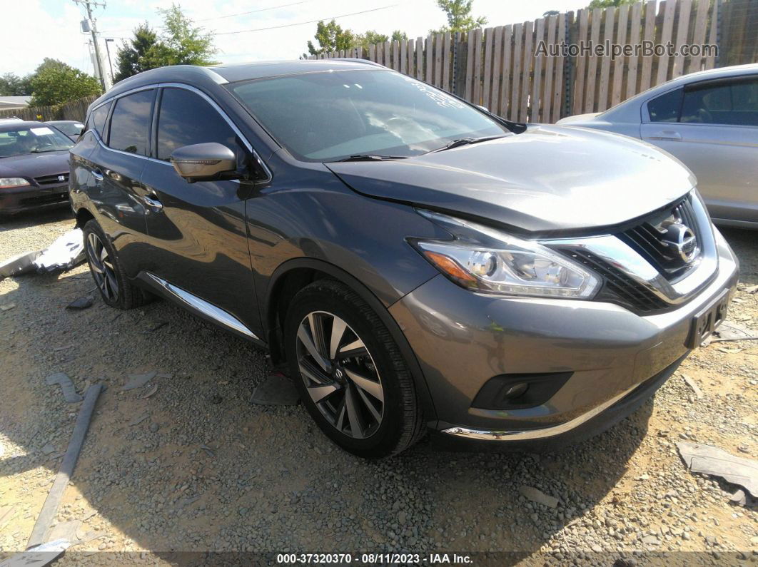 2018 Nissan Murano Platinum Gray vin: 5N1AZ2MH9JN202468