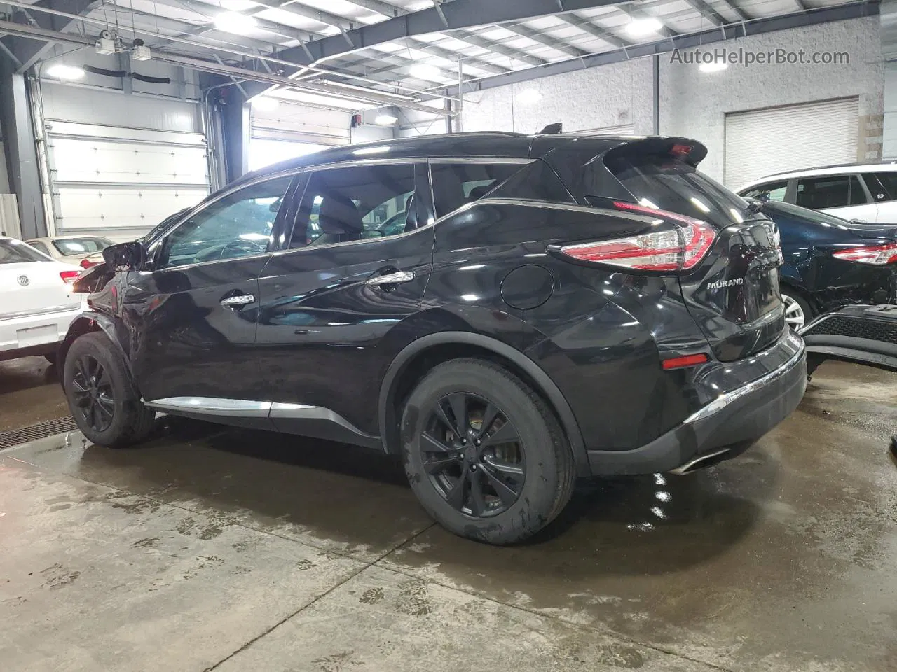 2017 Nissan Murano S Черный vin: 5N1AZ2MHXHN113602