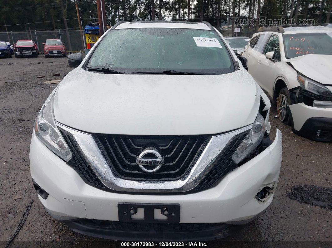 2017 Nissan Murano Platinum White vin: 5N1AZ2MHXHN147362