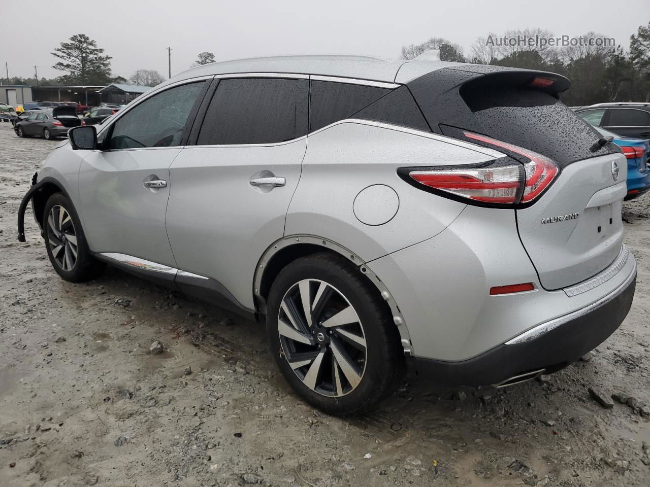 2017 Nissan Murano S Silver vin: 5N1AZ2MHXHN149306