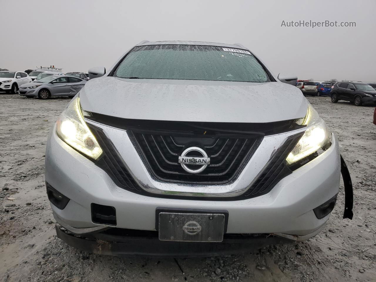 2017 Nissan Murano S Silver vin: 5N1AZ2MHXHN149306