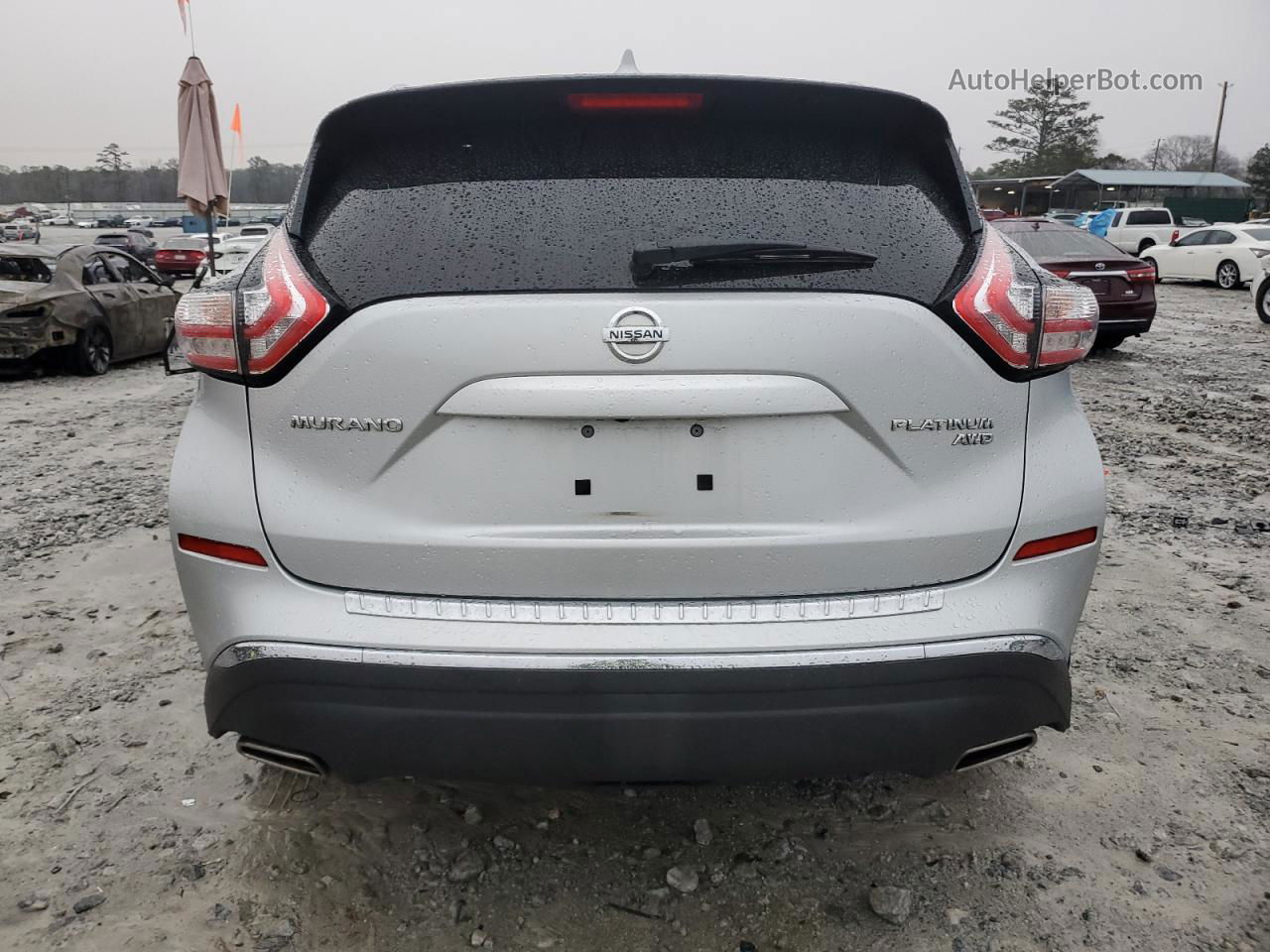 2017 Nissan Murano S Silver vin: 5N1AZ2MHXHN149306