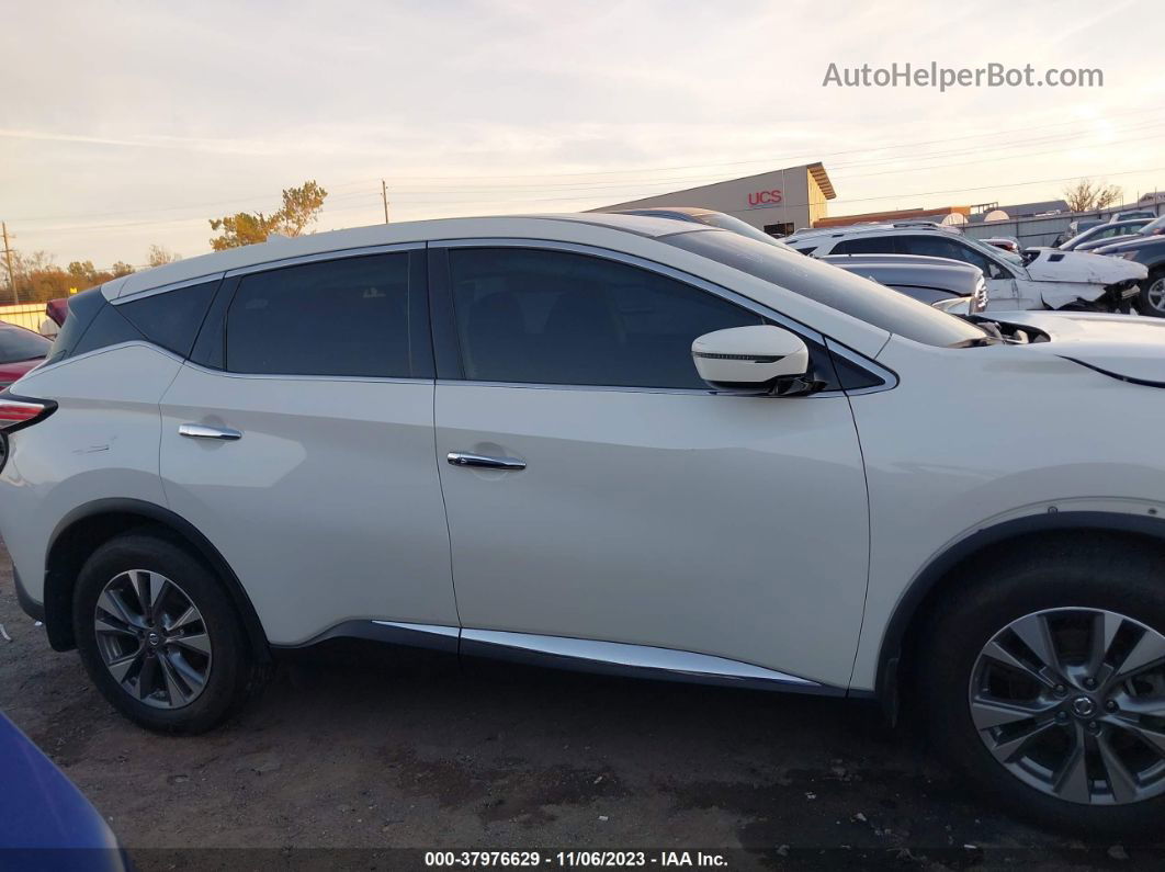 2017 Nissan Murano S White vin: 5N1AZ2MHXHN196061