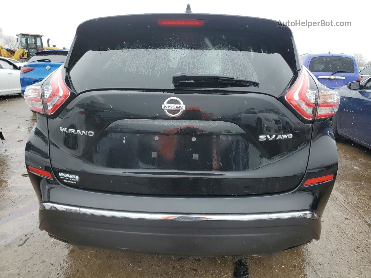 2018 Nissan Murano S Black vin: 5N1AZ2MHXJN124833