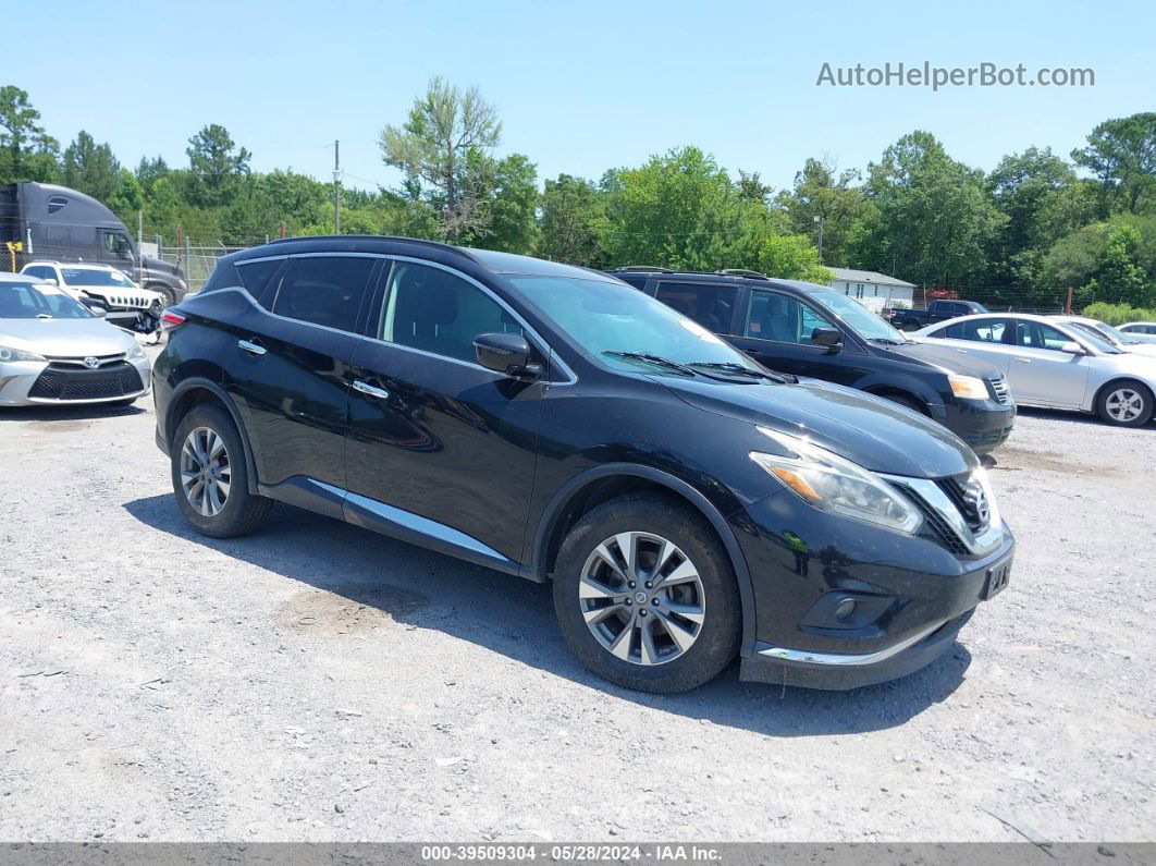 2018 Nissan Murano Sv Черный vin: 5N1AZ2MHXJN128820