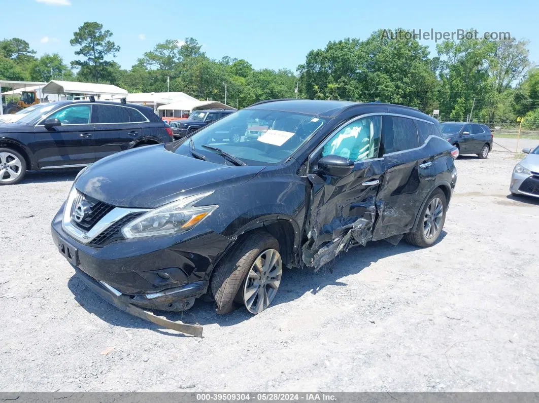 2018 Nissan Murano Sv Черный vin: 5N1AZ2MHXJN128820