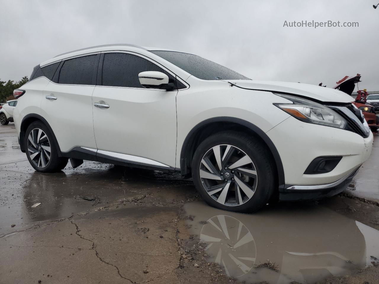 2018 Nissan Murano S White vin: 5N1AZ2MHXJN138800