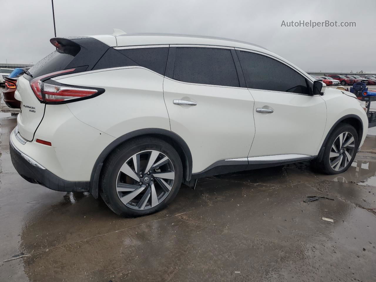 2018 Nissan Murano S White vin: 5N1AZ2MHXJN138800