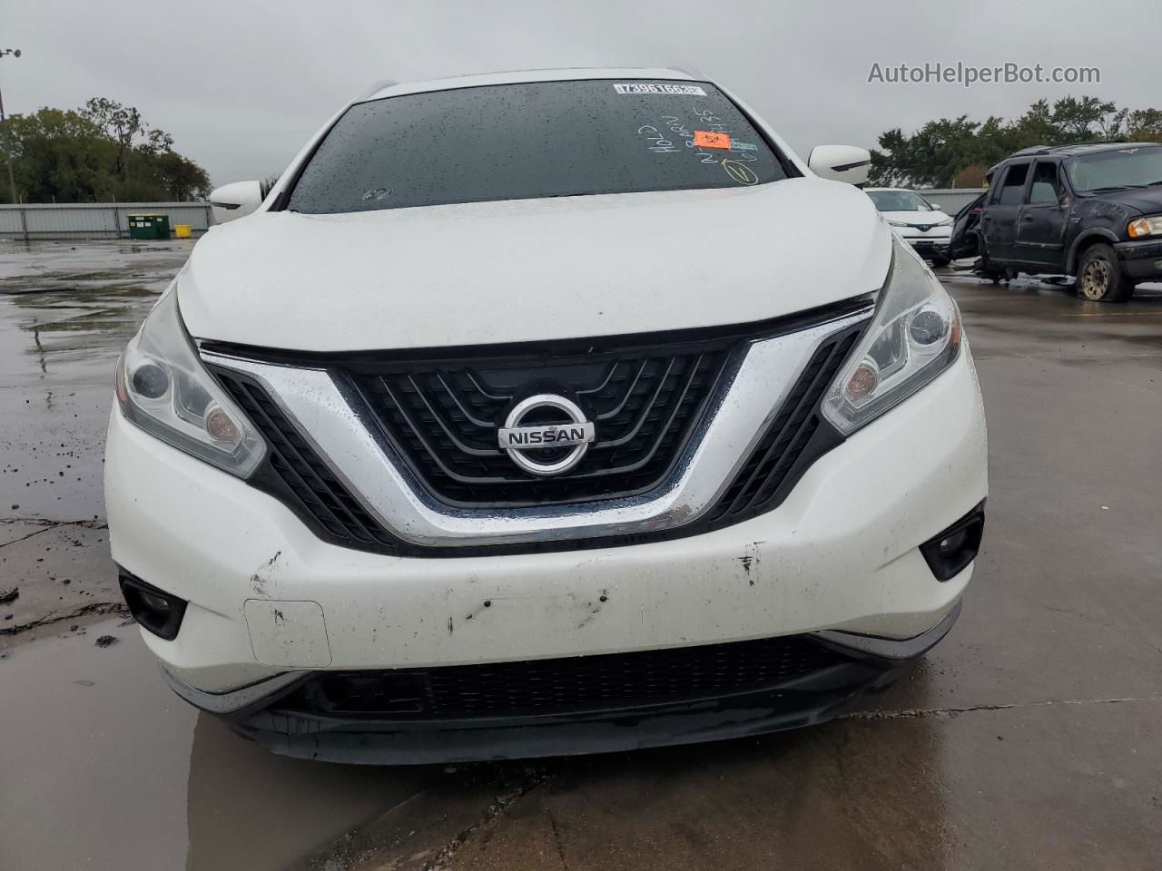 2018 Nissan Murano S White vin: 5N1AZ2MHXJN138800