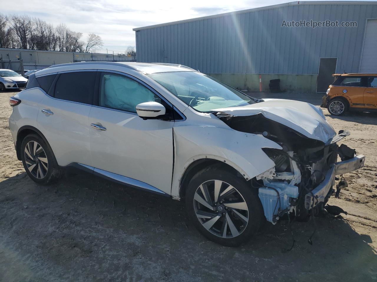 2018 Nissan Murano S Белый vin: 5N1AZ2MHXJN150879