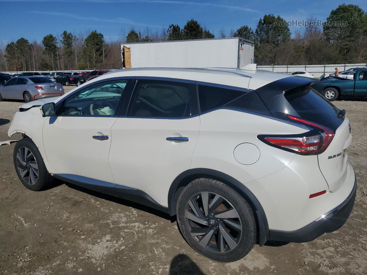 2018 Nissan Murano S Белый vin: 5N1AZ2MHXJN150879