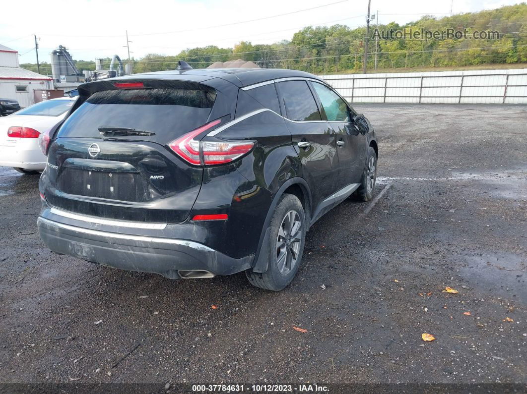 2018 Nissan Murano S Black vin: 5N1AZ2MHXJN167519