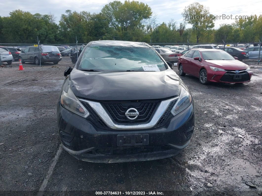 2018 Nissan Murano S Black vin: 5N1AZ2MHXJN167519