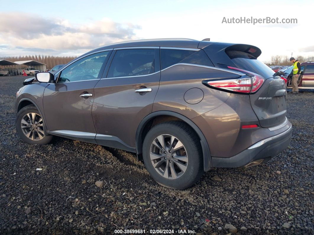 2018 Nissan Murano Sl Brown vin: 5N1AZ2MHXJN173644